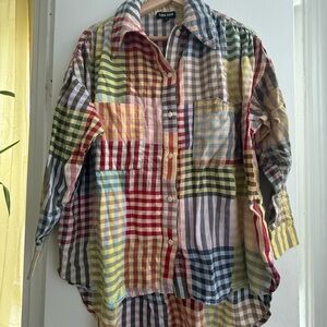 Ilana Kohn Picnic plaid Talia Shirt